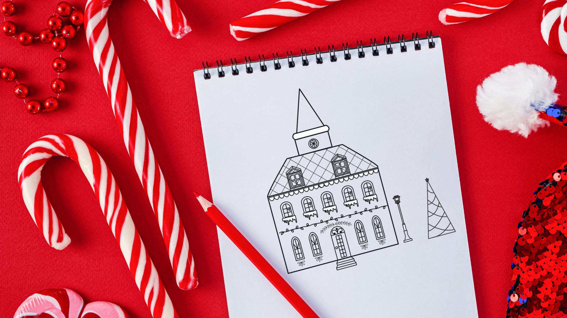 Besoin d’un coup de pouce pour tes dessins de maisons de Noël ?